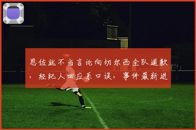 恩佐就不当言论向切尔西全队道歉，经纪人回应系口误，事件最新进展梳理